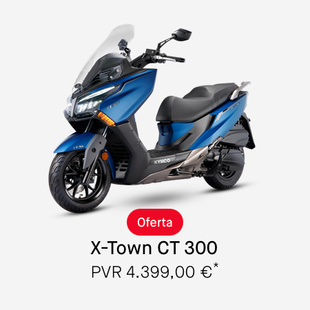 Hasta 500€ de descuento en motos y scooters Kymco Euro 5.