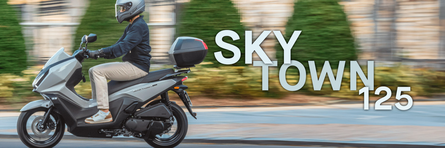 Sky Town 125 ABS: el nuevo moto scooter urbano de Kymco en Zaragoza